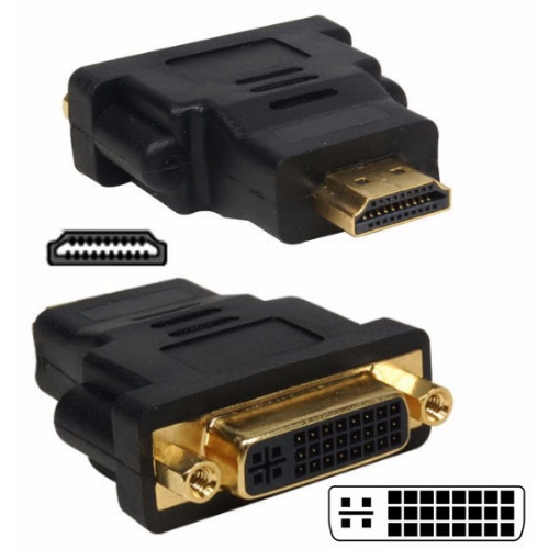 ADAPTADOR HDMI MACHO A DVI HEMBRA SFX
