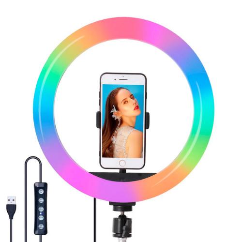 ARO DE LUZ LED 10`` RGB FOTO0037