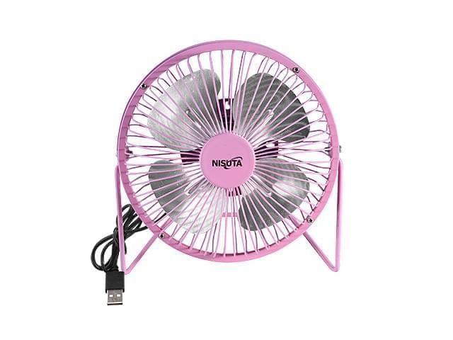 VENTILADOR USB METALICO DE COLORES VARIOS NISUTA NSFANUC