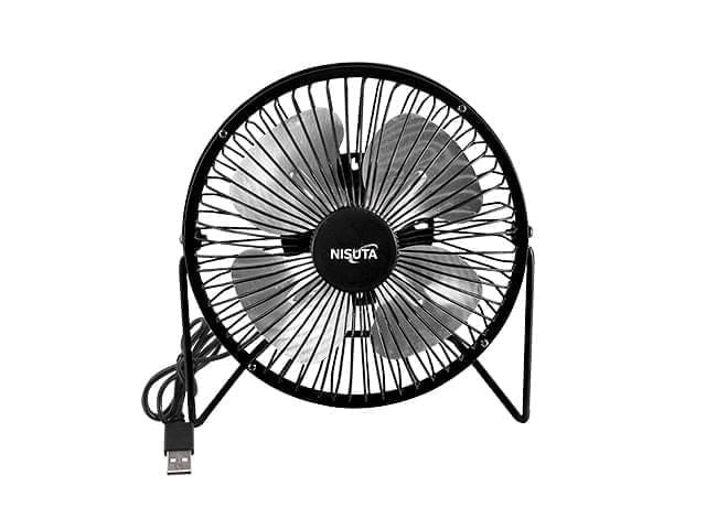 VENTILADOR USB METALICO DE COLORES VARIOS NISUTA NSFANUC