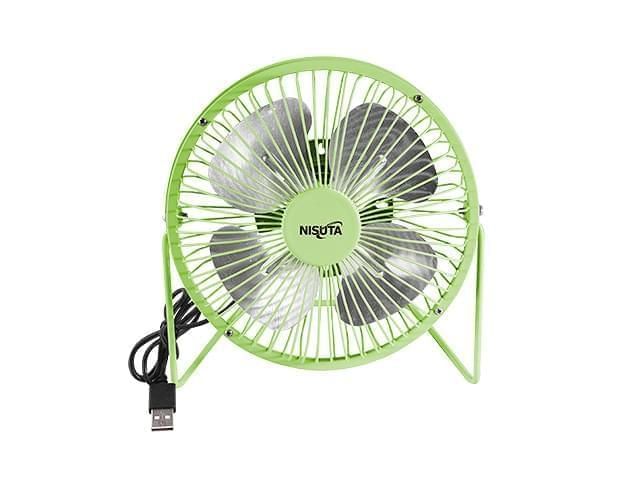 VENTILADOR USB METALICO DE COLORES VARIOS NISUTA NSFANUC