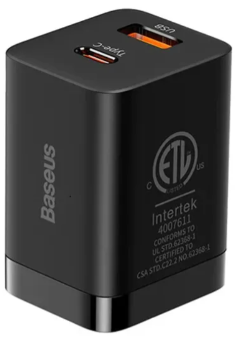CARGADOR 30W TIPOC  BASEUS AO1975 NEGRO