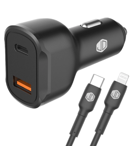 CARGADOR AUTO 12V 5V  4 USB 2.4A 2 METROS