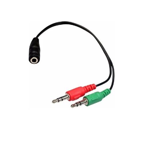 ADAPTADOR PLUG X2 3.5MM 1H  A 2M GENERICO SM-1039