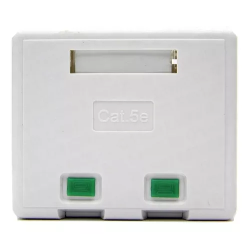 ROSETA 2 BOCAS GLC CE-4008 (NO INCLUYE JACK)