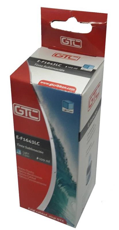 TINTA GTC SUBLIMACION GT-E-F1643 CYAN LIGHT 100ML