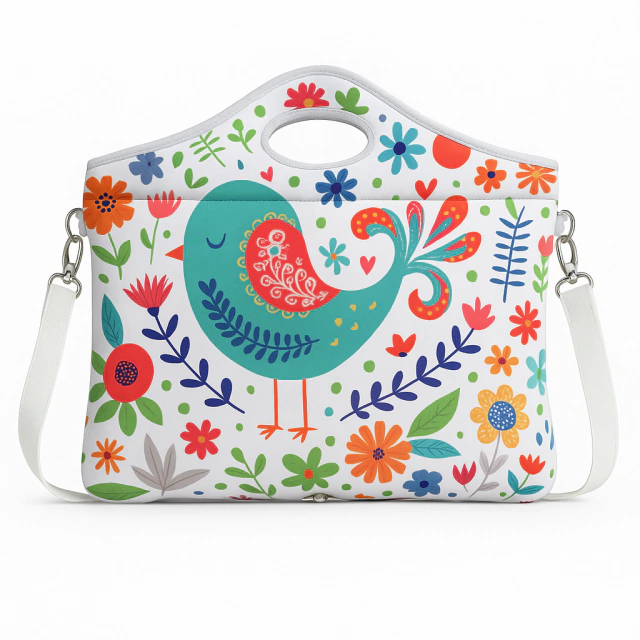 MALETIN JOY CDTEK 14/15,6 NEOPRENE CON MANIJA ESTAMPADO 43 BIRD
