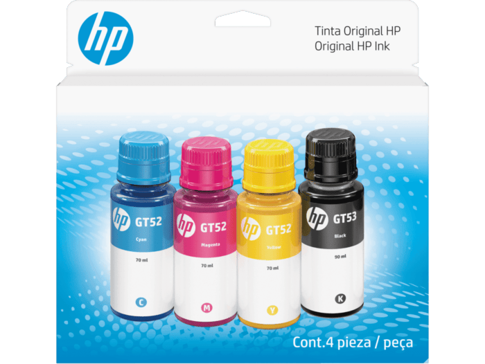 COMBO HP GT53/GT52 NEGRO Y COLORES HP -F3N4AL