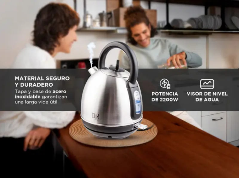 PAVA ELECTRICA PAVELE07 1.7LT ACERO GADNIC CUK