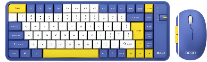 TEC+ MOUSE BLUETOOTH + 2.4GHZ AZUL NOGA NKB-Q20