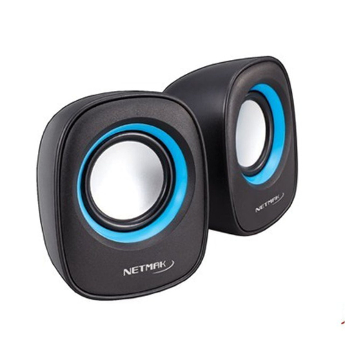 PARLANTE NETMAK USB NEGRO/AZUL NM-9025B