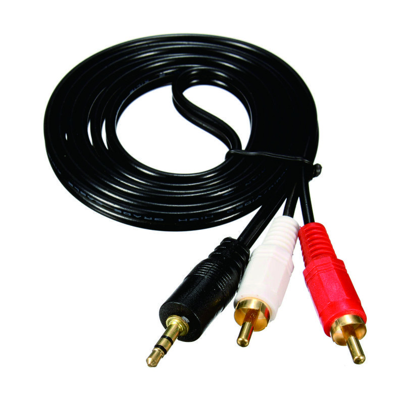 CABLE AUDIO PLUG 3.5 STEREO A 2 RCA 3M NSCAU353