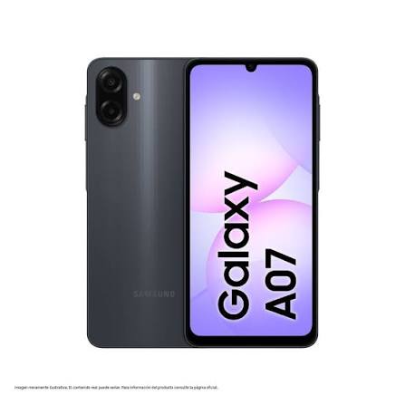 CELULAR SAMSUNG A07 6.7" HD+ 4GB/128GB 50-2/8MPX BLACK SM-A075MZKWARO