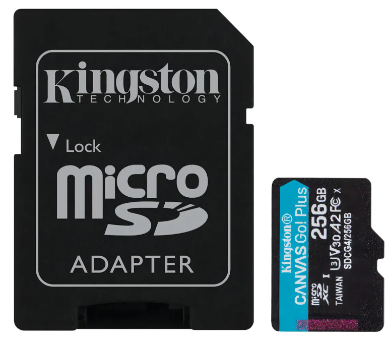 MEM MICRO SDXC 256GB V30 U3 A2 CANVAS GO PLUS G4 KINGSTON SDCG4