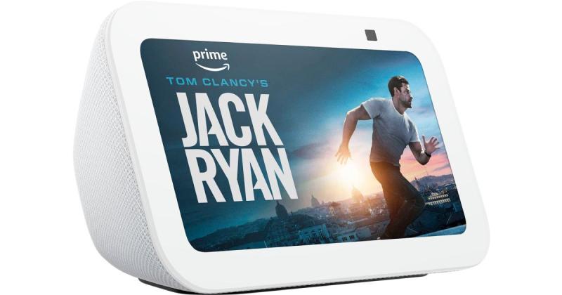 ASISTENTE ALEXA ECHO SHOW 5 (3ND GEN, 2023 RELEASE) SMART DISPLAY 5.5 WITH ALEXA/2MP CAMERA/COLOR GLACIER WHITE