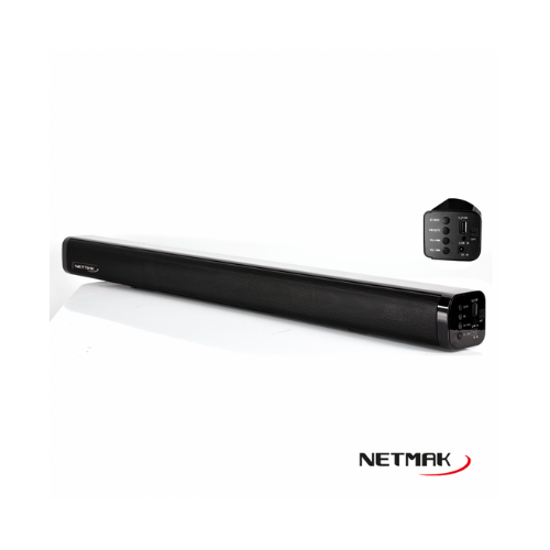 BARRA DE SONIDO BLUETOOTH NETMAK NM-SYNPHONY 2" 30W