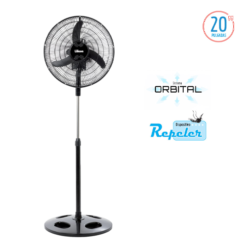 VENTILADOR DE PIE 20` 90W VPRN20 SIST ORBITAL/REPELER   LILIANA S/N