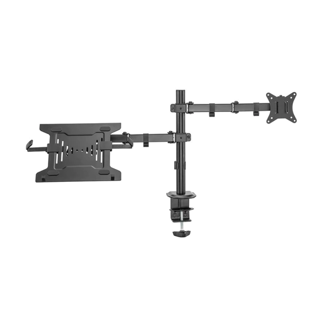 SOPORTE MONITOR Y NOTEBOOK CON  BRAZO ARTICULADO REDRAGON RDSM66-C024