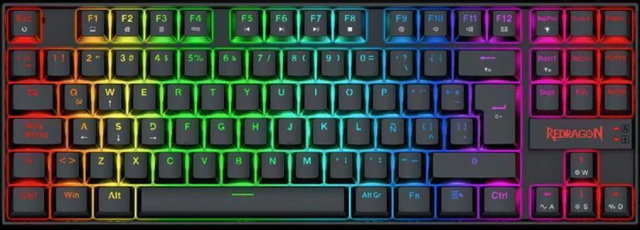 TECLADO USB TIPO C GAMER MAGNETICO REDRAGON KUMARA K552RGB-M SP