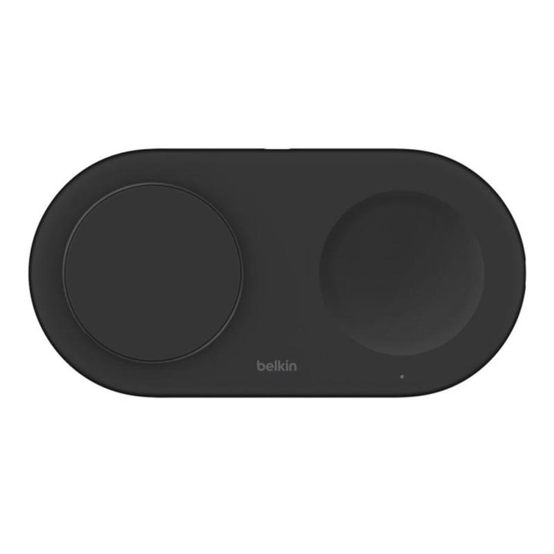 CARGADOR INALAMBRICO MAGNETICO 15W 2 EN 1 BELKIN QI2 + USB C 5W WIZ021VFBK