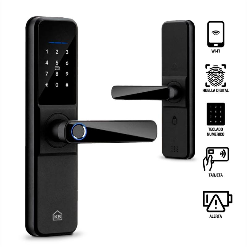 Cerradura electrica inteligente KanjiBlack W971