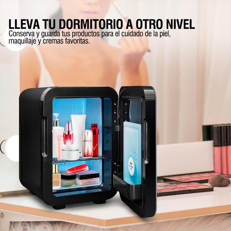 Conservadora Eléctrica Microsonic Frio Calor Microsonic 4lts Negro