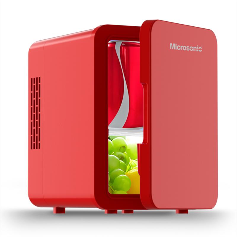 Conservadora Eléctrica Microsonic Frio Calor Microsonic 4lts Rojo
