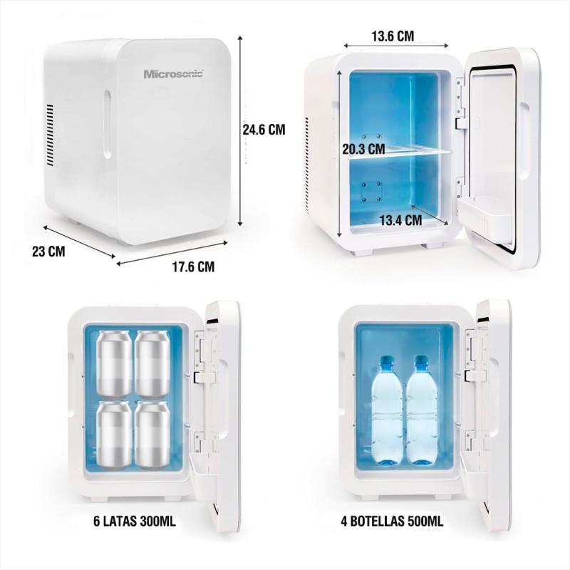Conservadora Eléctrica Microsonic Frio Calor Microsonic 4lts Blanco