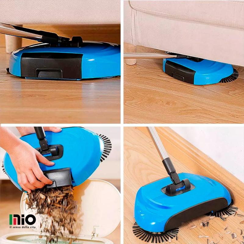 PROMO X2 Barredora manual escoba mágica Mio 3x1 topadora 360°