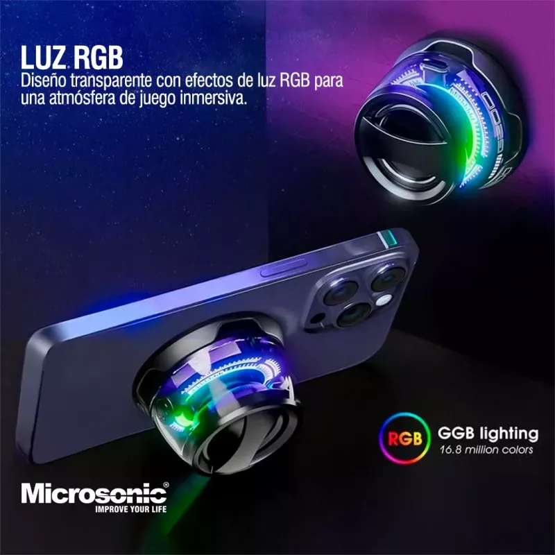 Mini Parlante Bluetooth Magnético Microsonic Igo5 Blanco