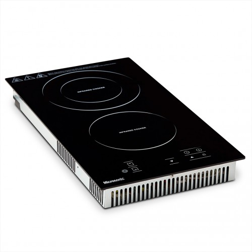 Anafe vitrocerámico Microsonic 2 hornallas