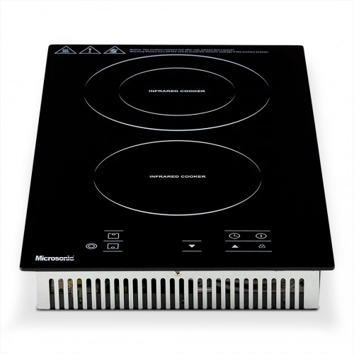 Anafe vitrocerámico Microsonic 2 hornallas