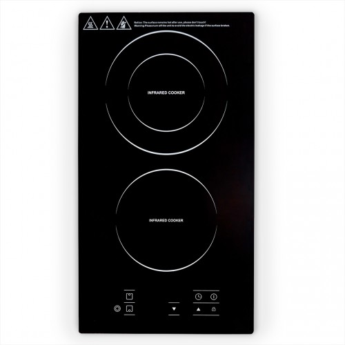 Anafe vitrocerámico Microsonic 2 hornallas