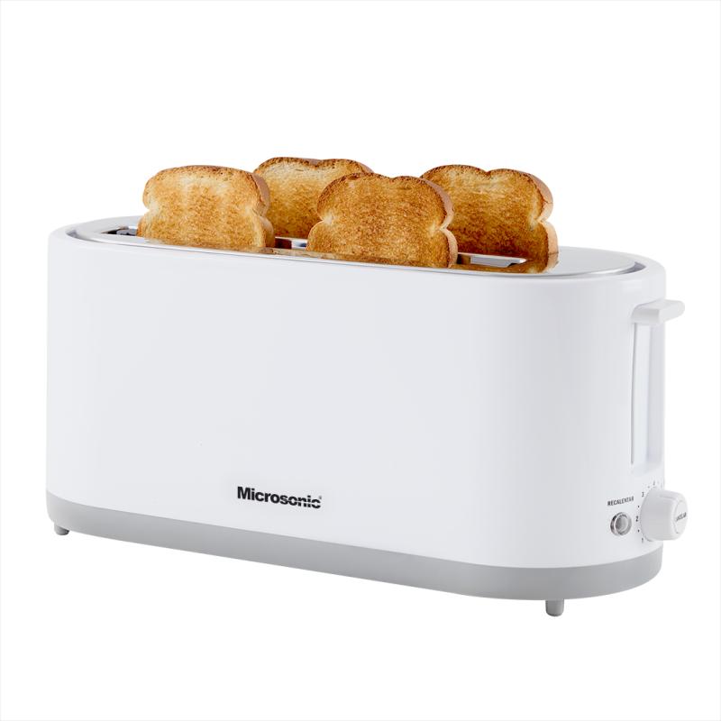 Tostadora eléctrica Microsonic 4 panes rebanadas 1400w