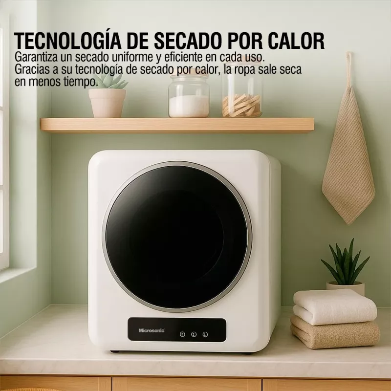 Secarropas Por Calor Carga Frontal Microsonic 4kg
