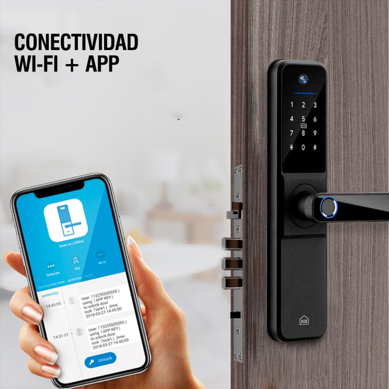 Cerradura electrica inteligente KanjiBlack W976