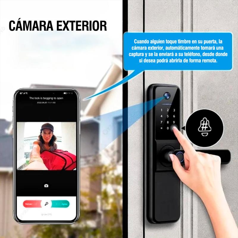 Cerradura electrica inteligente KanjiBlack W976