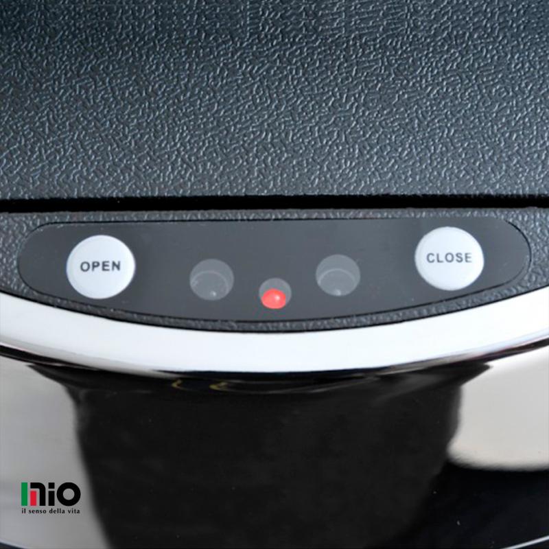 Cesto de basura automático Mio 15 litros plateado