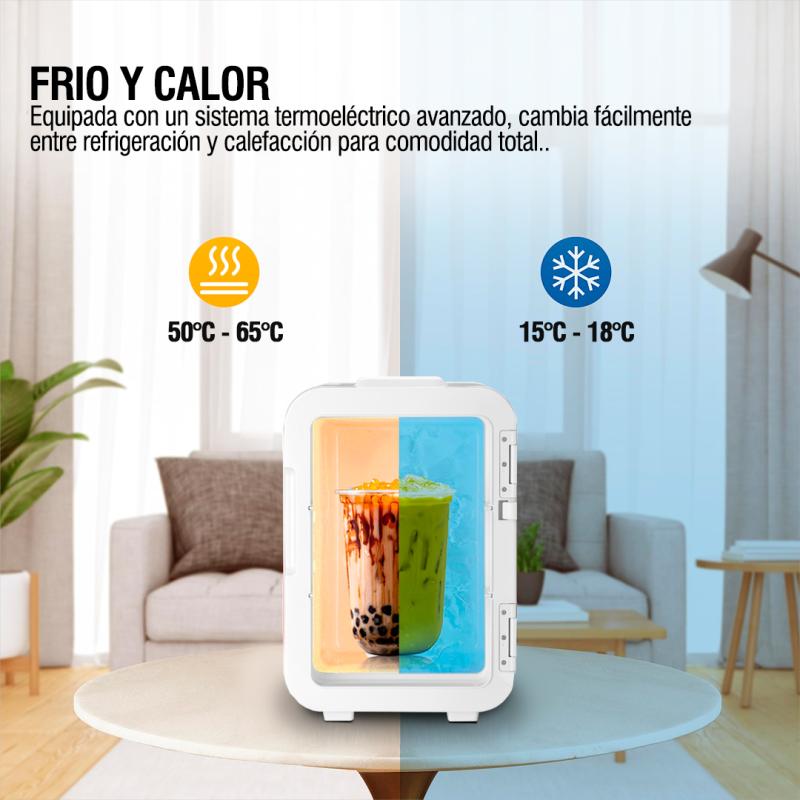 Conservadora Eléctrica Microsonic Frio Calor Microsonic 9lts Blanco