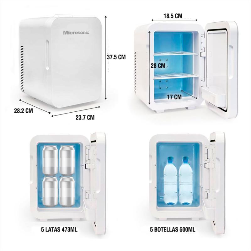 Conservadora Eléctrica Microsonic Frio Calor Microsonic 9lts Blanco