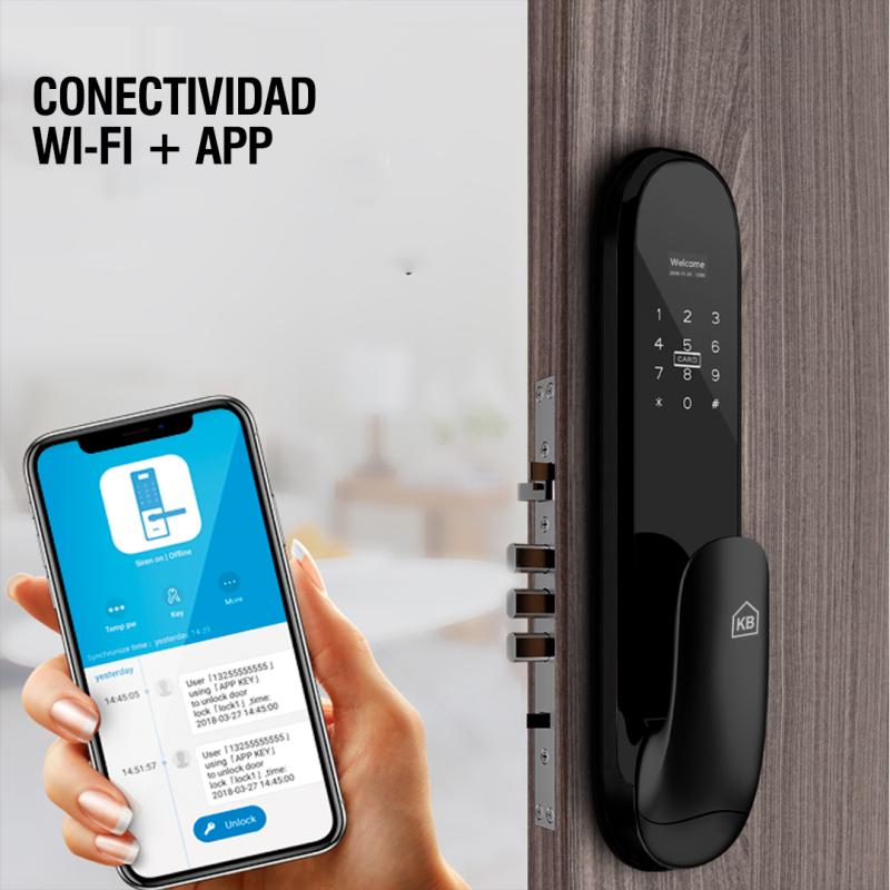 Cerradura electrica inteligente KanjiBlack A8